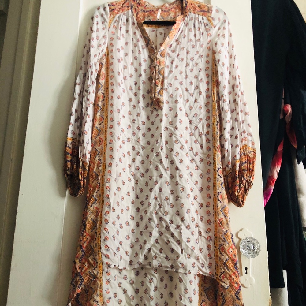 Free People bohemian shirt dress - tunic / kaftan
